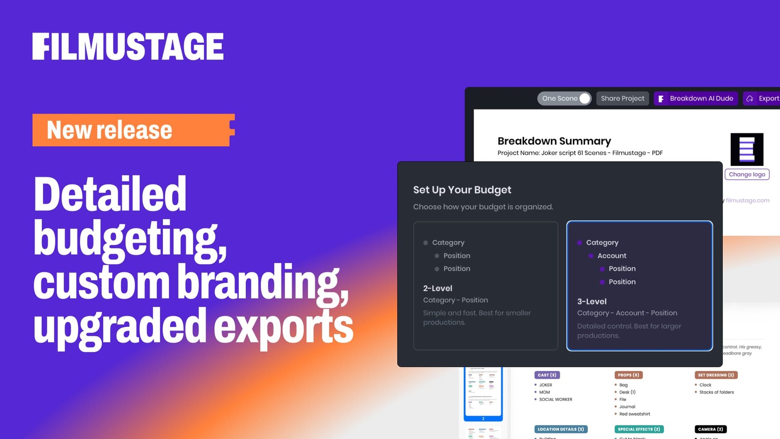 Branded Exports, Deeper Budgets, and New Export Formats