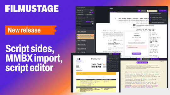 Sides, MMBX import, Versioning & Script Text Editing