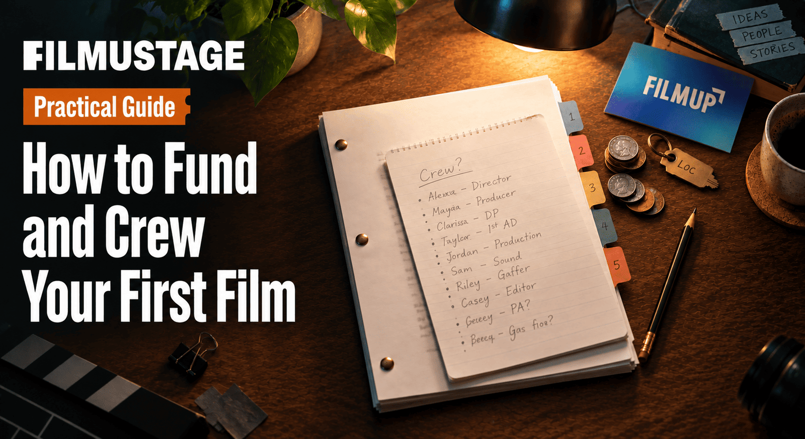 How to Fund and Crew Your First Film