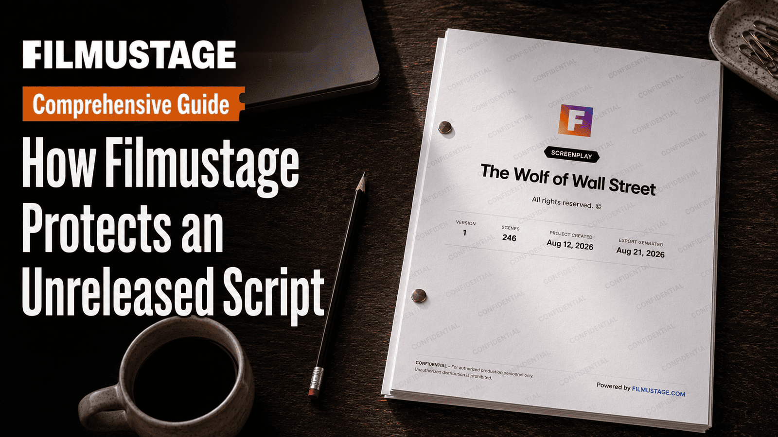 How Filmustage Protects an Unreleased Script
